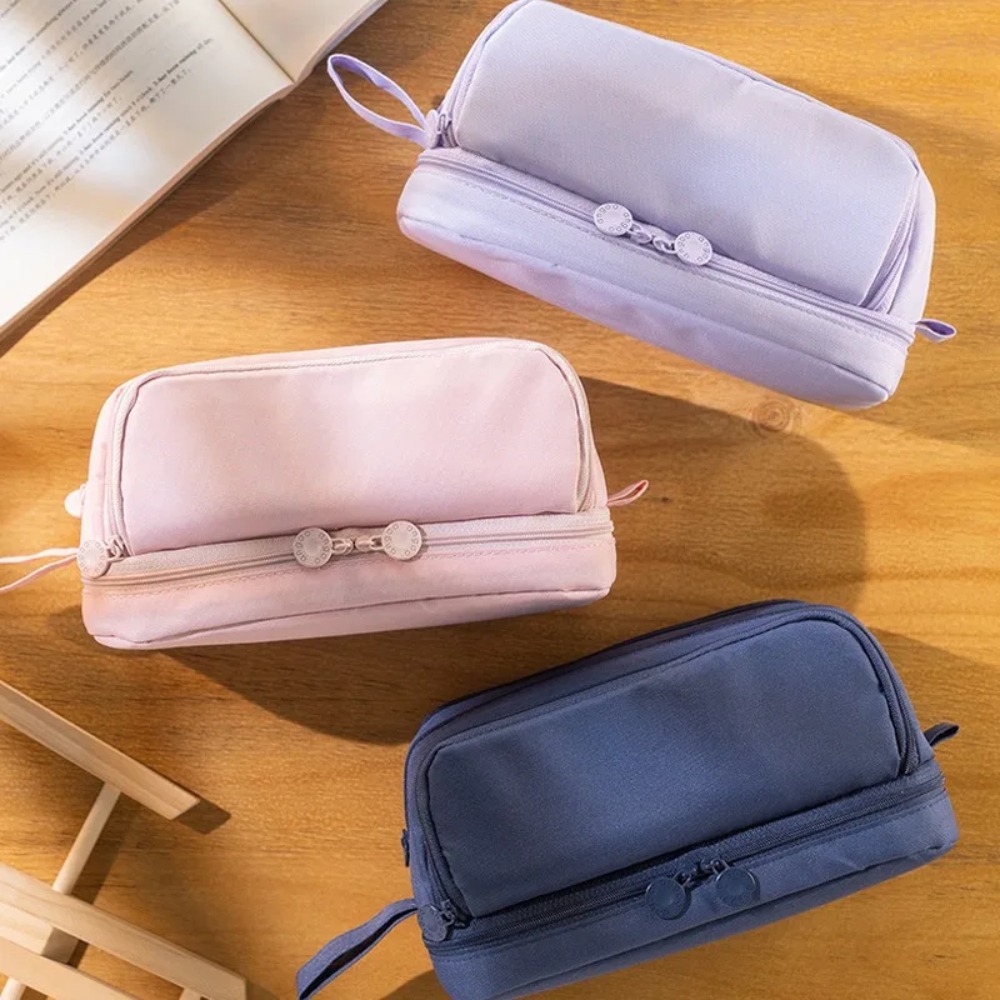 Aesthetic Large Pencil Case Pouch - Kawaii Federmäppchen, ästhetisches Federmäppchen, großes Fassungsvermögen,