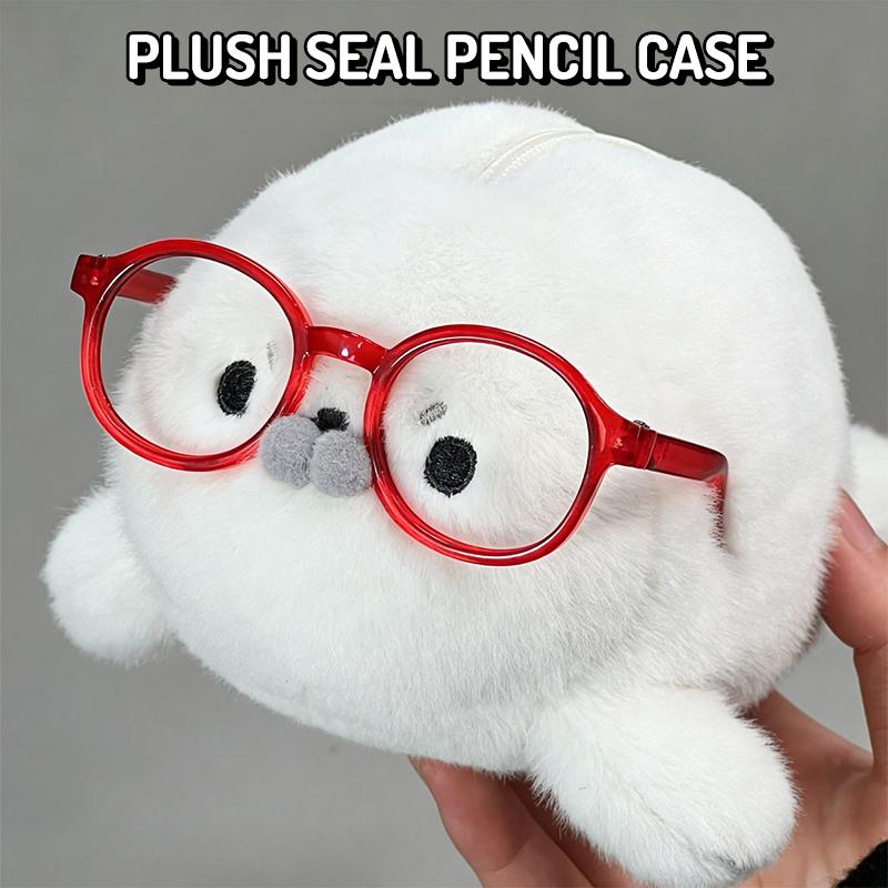 Aesthetic Large Pencil Case Pouch - Stiftetui „Seal Doll“, große Aufbewahrungstasche, niedliches