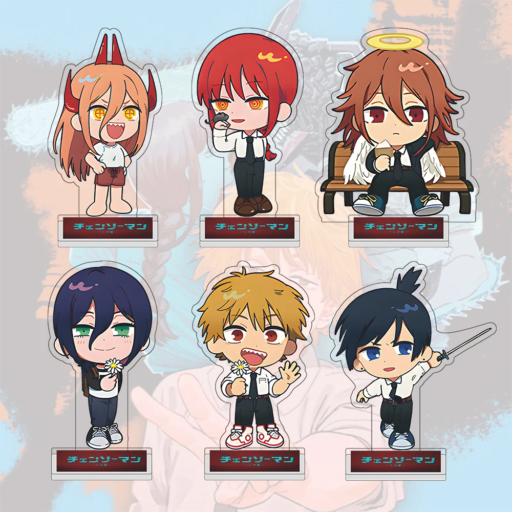 Desk Accessories - Chainsaw Man Chibi Acryl-Display 10cm Makima