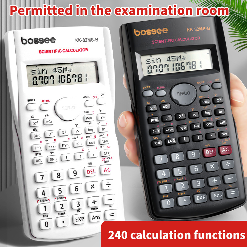 Scientific Calculator For Secondary School - Wissenschaftlicher Taschenrechner mit 240 Funktionen, 12-stelligem