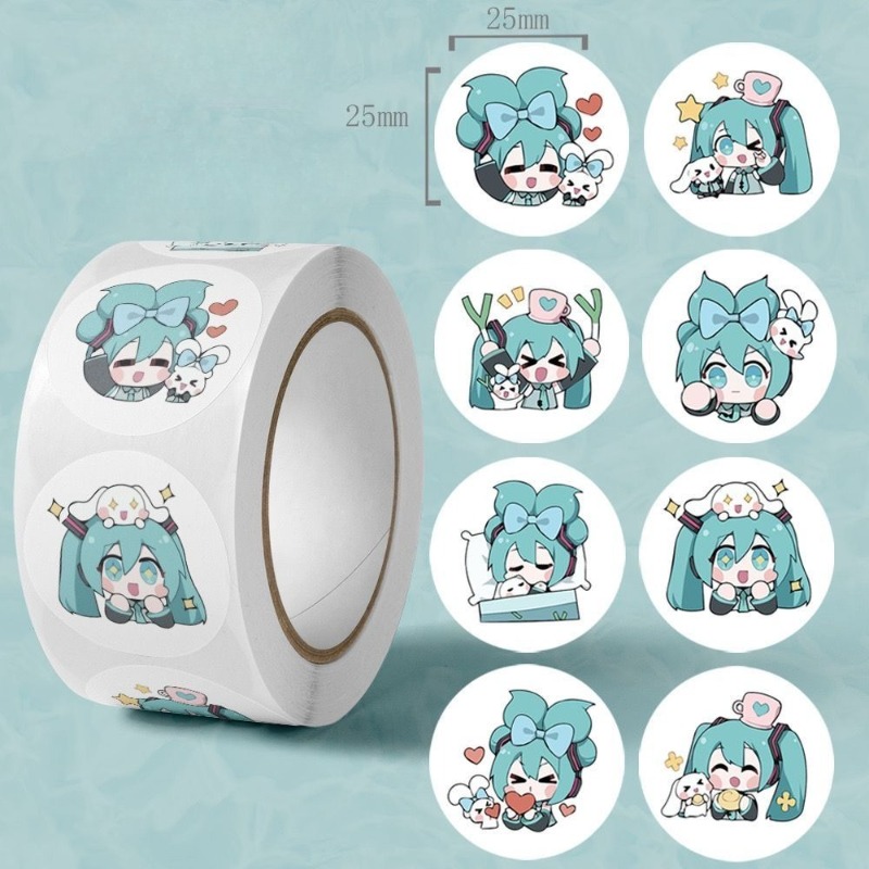 Desk Accessories - Ästhetische Niedliche Hatsune Miku Aufkleber, Cartoon-Dekorative