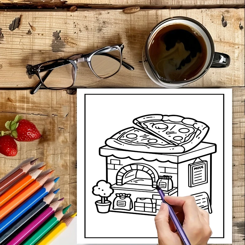 Malbuch „Kleine Räume“ für Erw – School Supplies Bewertung und Preis