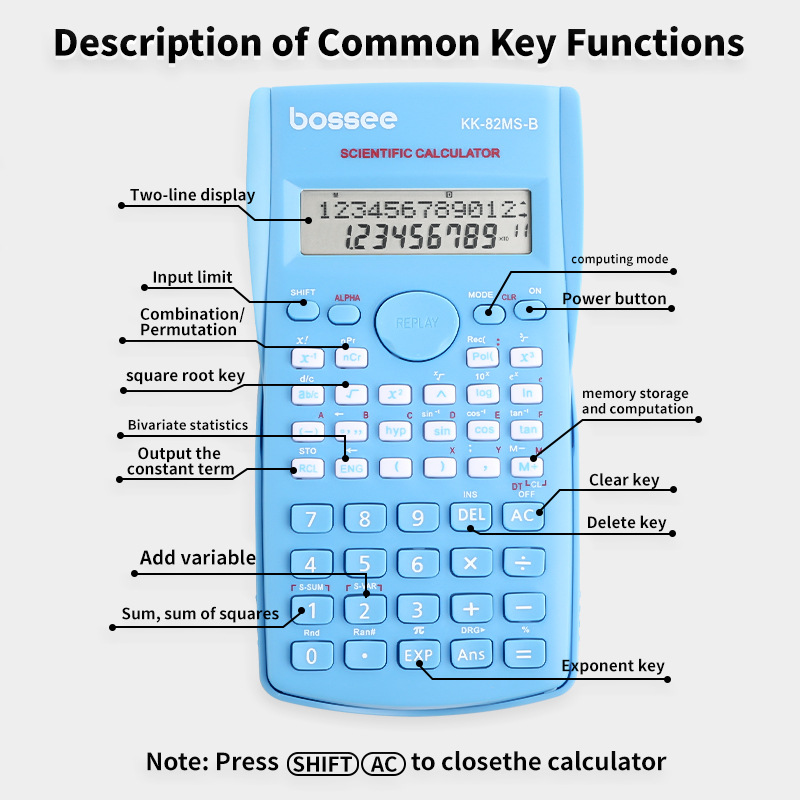 Wissenschaftlicher Taschenrech – Scientific Calculator For Secondary School Bewertung und Preis