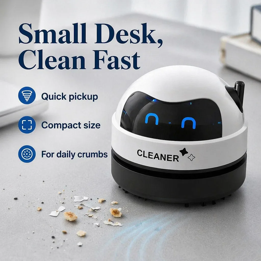 Tragbarer Mini-Tischstaubsauge – Mini Desktop Vacuum Cleaner For Eraser Dust Bewertung und Preis
