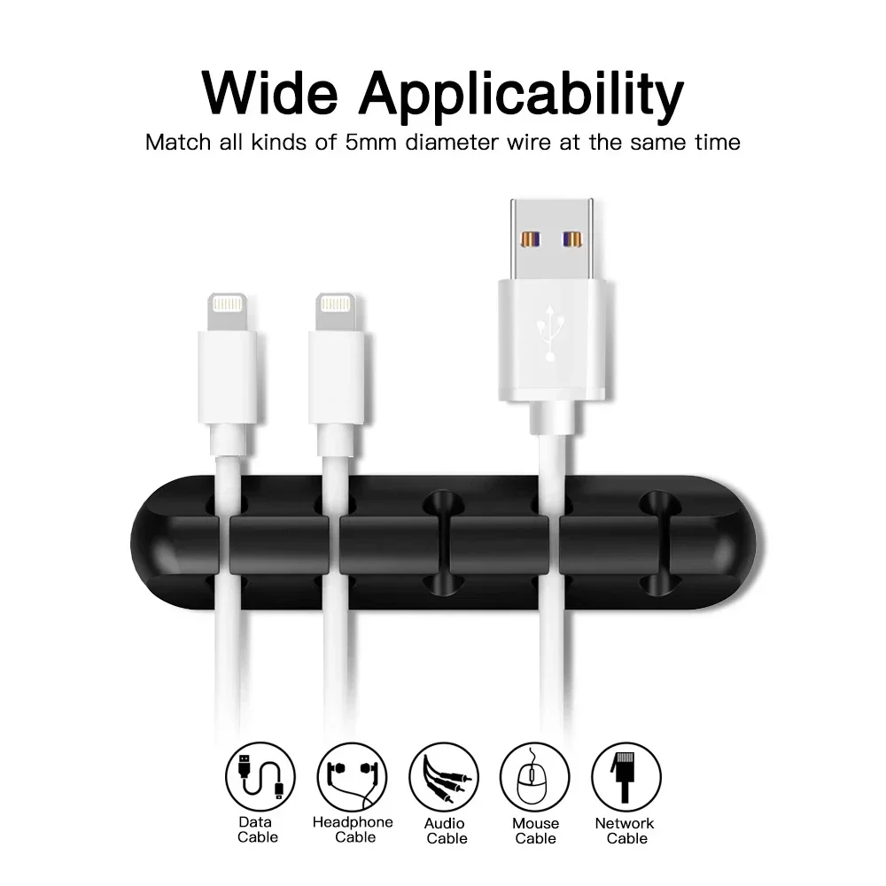 Silikon-USB-Kabel-Organizer, U – Desk Accessories Bewertung und Preis